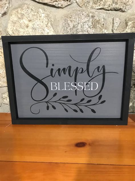Download Simply Blessed - Farmhouse Sign Crafts